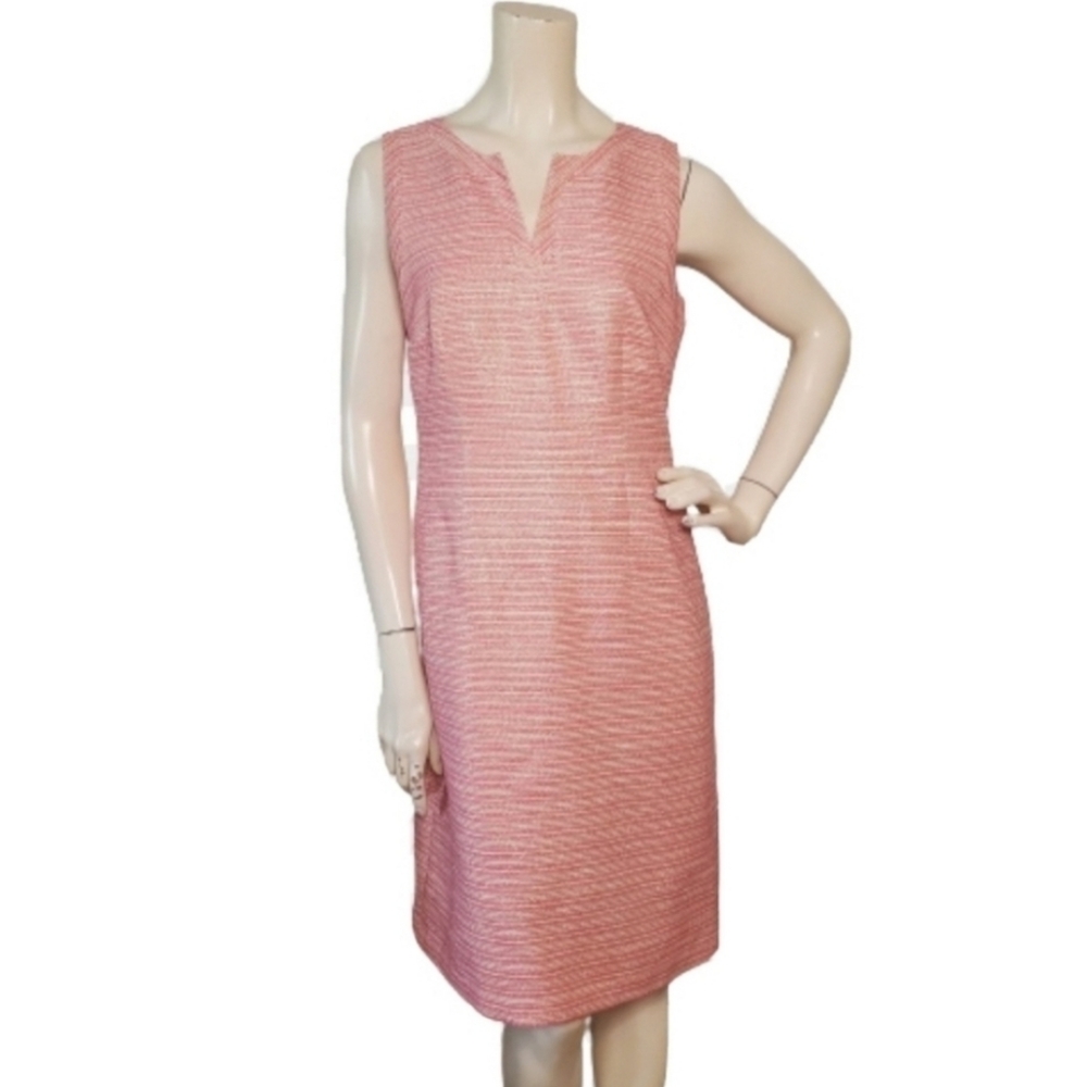 Talbots Pink Sleeveless Shift Dress